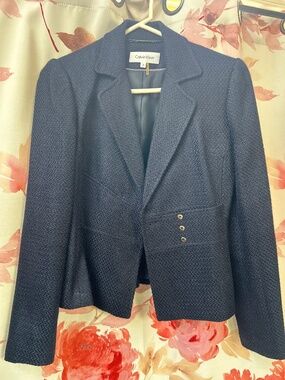 Navy Calvin Klein blazer